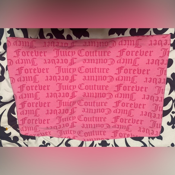 🔥NWOT Forever 21 Pink Tube Top Juicy Couture-size 1x - Picture 2 of 7